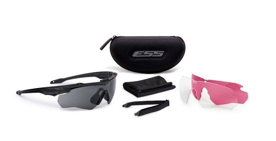 The ESS Crossblade LPL-5 Glasses kit provides you with everything you need to hit the range safely. This kit has you covered from sun up to sun down.